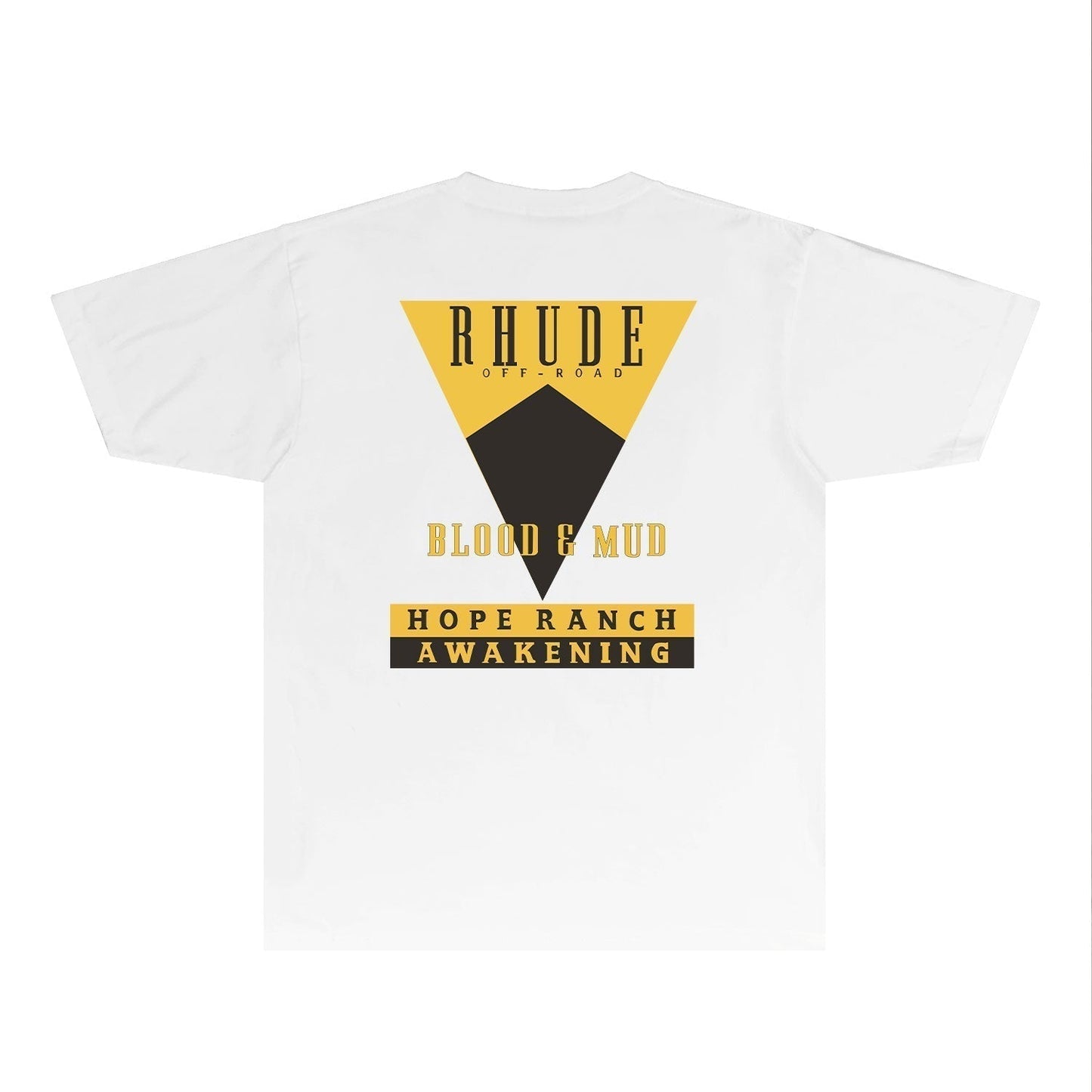 Rhude T-shirts Printed Trendy Pure Cotton